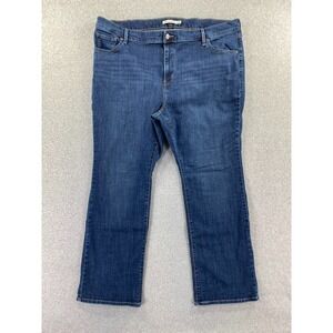 Levi's 725 High Rise Bootcut Size 22W Jeans Plus Women Blue Denim (Fits 40x29)